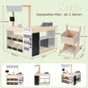 Spielladen-Set aus Holz mit Einkaufswagen und Kasse Produktbild-Vorschau 2