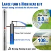 SucceBuy 1500 W pompa sommersa per pozzi profondi - 9,8 Anteprima dell’immagine prodotto 3