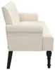 vidaXL Banc avec dossier 120x62x75,5 cm Lin Voir les images du produit 4