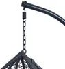 Polyrattan Hängesessel Hängekorb mit Gestell Rattan Produktbild-Vorschau 7