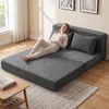 Rozkładana sofa COSTWAY, fotel rozkładany 3 w 1 z 2 Podgląd zdjęcia produktu 2