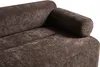 BELIANI 2-Sitzer Sofa Dunkelbraun Chenille Stoff Gepolstert Produktbild-Vorschau 8