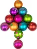 Weihnachtskugeln Happy Xmas | Ø 6 cm | 12 Stück | Glas | Produktbild-Vorschau 3