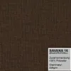 A close-up texture of brown fabric with a small information box in the corner. Produktbild-Vorschau