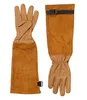 FELCO 705L Rosenhandschuhe Braun, dornenfest, Rindsleder, Voir les images du produit 1