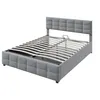 Flieks Hydraulisches Polsterbett 180x200cm mit Lattenrost, Produktbild-Vorschau 8