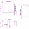 vidaXL Umývadlová skrinka s dvierkami čierny dub 58 x 33 x Náhľad obrázku produktu 7