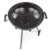 A top-down view of a black kettle grill on a white background. Produktbild-Vorschau