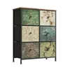 Cómoda retro INONEFT con 6 cajones, mueble aparador con Vista previa de la imagen del producto 9