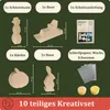 Eli® Lindenholz - Schnitzfiguren zum Schnitzen inkl. Produktbild-Vorschau 7