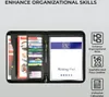 H&S A4 Schreibmappe mit Reißverschluss - Kunst Leder Produktbild-Vorschau 8