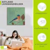 ARTland Leinwandbild Ruhefluss II Größe: 100x100 cm Produktbild-Vorschau 2