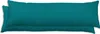 2er Set Seitenschläferkissen Bezug 40x145 cm petrol Uni Produktbild-Vorschau 1