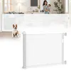 XINZI Inklapbaar trapgitter tot 150 cm, wit. PVC Productafbeelding-voorbeeld 1