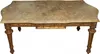Casa Padrino Barock Couchtisch Gold mit cremefarbener Produktbild-Vorschau 1
