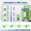 Huepar Pro ZK03CG 3x360° grünes Linienlaser Level Set mit Produktbild-Vorschau 7