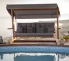 Westmann Balançoire hollywoodienne en bois d'iroko Luna Voir les images du produit 3