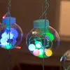 Lampki świąteczne kurtyna świetlna kule bombki led girlanda Podgląd zdjęcia produktu 20