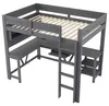 Letto a soppalco gaming 90x200 cm con scrivania, Anteprima dell’immagine prodotto 9