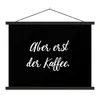 MuchoWow® Textilposter Zitate - Sprichwörter - Aber erst Produktbild-Vorschau 1