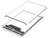 2.5palcové pouzdro na pevný disk typu C Průhledný kryt HDD Náhled obrázku produktu 1