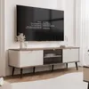 NAVANI TV-Lowboard 160 cm mit geriffelter Front Produktbild-Vorschau 1