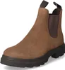 A single brown Chelsea boot is shown against a white background. Podgląd zdjęcia produktu