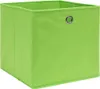 vidaXL Úložné boxy 4 ks Netkané 28x28x28 cm Zelené Náhľad obrázku produktu 1