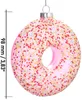 BRUBAKER Donut s posýpkou ružový - Ručne maľovaná sklenená Náhľad obrázku produktu 3