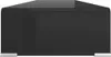 vidaXL Table TV/rehausse d'écran en verre noir 110x30x13 cm Voir les images du produit 4