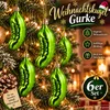 Weihnachtskugel Gurke 4er Set Christbaumschmuck Grün Produktbild-Vorschau 9