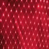 A close-up of a red net light curtain with many small white lights. Produktbild-Vorschau