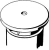 A black and white illustration of a plumbing fixture. Produktbild-Vorschau