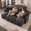 DIVANO MODULARE MODFU, 4 posti, divano relax con funzione Anteprima dell’immagine prodotto 3