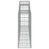 vidaXL Gabión s vysokým oblúkom 300x30x80/100 cm Náhľad obrázku produktu 4