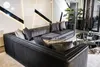 Wohnzimmer Couchtische Luxus Design 3tlg. Holz grau Stil Produktbild-Vorschau 2