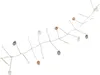 LED girlanda – kamínky, 1,2 m, 3x AA, vnitřní, teplá bílá, časovač Náhled obrázku produktu