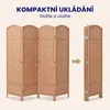 IvoQ Paraván – 4 panely – 170 x 160 cm – Skládací Náhled obrázku produktu 6