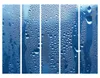 Akusticher Raumteiler Wassertropfen Foto Paravent 225x172 Produktbild-Vorschau 4