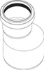 REHAU RAUPIANO PLUS, Übergangsrohr, DN 125/110, 1 Stk. Produktbild-Vorschau 2