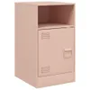 Nachttisch Rosa 34,5x39x62 cm Stahl Produktbild-Vorschau 1