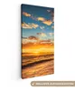 MuchoWow® - Leinwandbilder - Strand - Sonnenuntergang - Produktbild-Vorschau 1