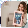 Darčeková sada s kyticou voňavých modrých a bielych Náhľad obrázku produktu 8