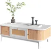 Couchtisch Rattan-Kaffeetisch, Schubladen mit Rattan und Produktbild-Vorschau 10