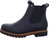 A side view of a black Chelsea boot. Voir les images du produit