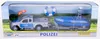 HKG Polizei-Auto mit Boot 12cm Spielzeug Produktbild-Vorschau 7