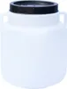 A white plastic barrel with a black screw-on lid and two handles. Produktbild-Vorschau