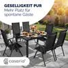 CASARIA® Gartenstühle 6er Set Hochlehner Klappbar 8-Fach Produktbild-Vorschau 8