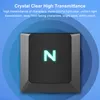 A close-up of a keyboard key with the letter 'N' illuminated in cyan. Produktbild-Vorschau