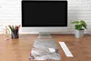 MuchoWow® Mauspad Mousepad Marmor - Weiß - Gold 40x60 cm - Produktbild-Vorschau 4